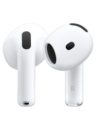 AirPods 4 Wireless Earbuds, Bluetooth Headphones, Personalized Spatial Audio, Sweat and Water Resistant, USB-C Charging Case, H2 Chip, Up to 30 Hours of Battery Life, Effortless Setup For IPhone