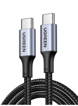 USB C Cable 1M Braided 100W Power Delivery PD Fast charge Cable USB C to USB C For iPhone 16 15 Pro Max iPad mini 6 MacBook Pro Air M3 M2 M1 iPad Pro Samsung S24 S23 Ultra Laptop Lenovo Dell Xiaomi