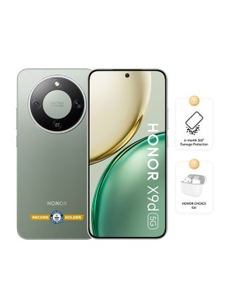 X9d Dual SIM 5G 12GB RAM 256GB Forest Green With Free Choice E6i Earbuds and 6 Month Damage Insurance  - Middle East Version