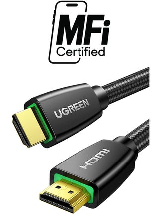 HDMI Cable 4K 1M HDMI 2.0 18Gbps High-Speed 4K@60Hz HDMI to HDMI Video Wire 4K Cord Braided - 1M