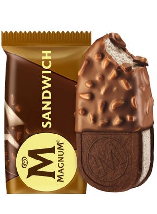 Almond Ice Cream Sandwich