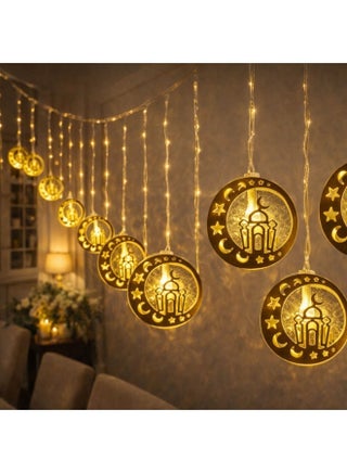 Ramadan Moon & Mosque LED String Lights