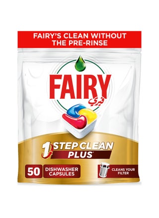 1 Step Clean Plus Automatic Dishwasher Tablets Lemon Scent