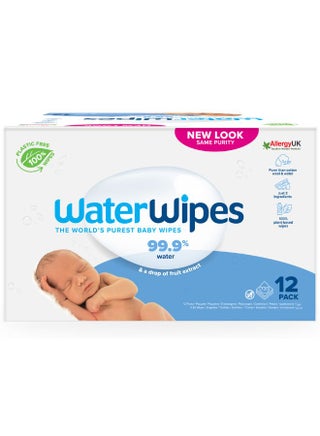 Original Plastic Free Baby Wipes 99.9% Water Based Wet Wipes & Unscented for Sensitive Skin