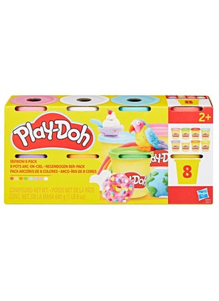 8 Pack Rainbow Colors