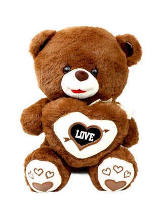 Dark Brown Valentine Teddy Bear Romantic Gift For Couples