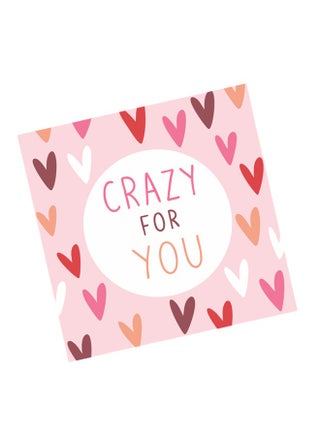 "Crazy For You" Greeting Card