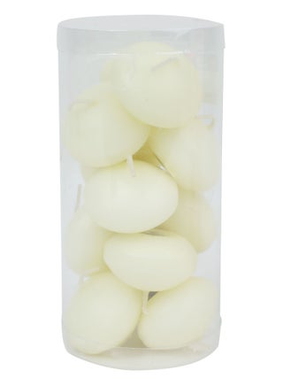 Vanilla Scented Floating Candle – Decorative Oval Wax Candle 30 Grams