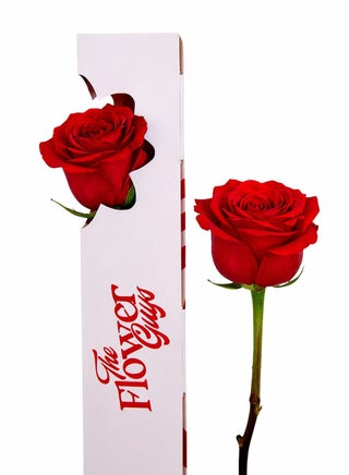Single Red Rose Box
